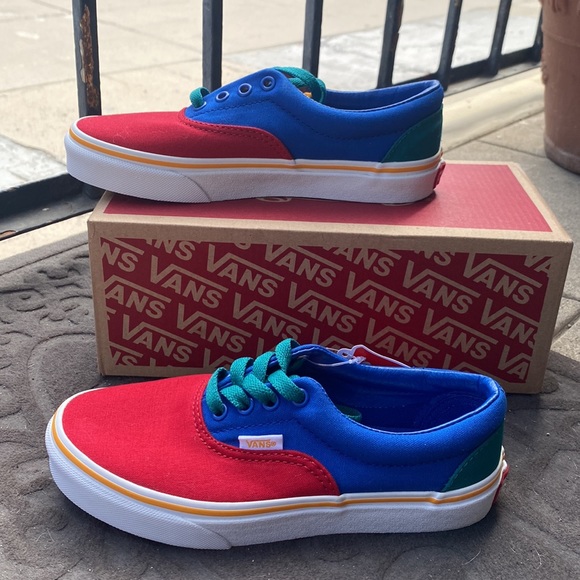 COLORFUL Kid Vans size 2.5 - Picture 4 of 15
